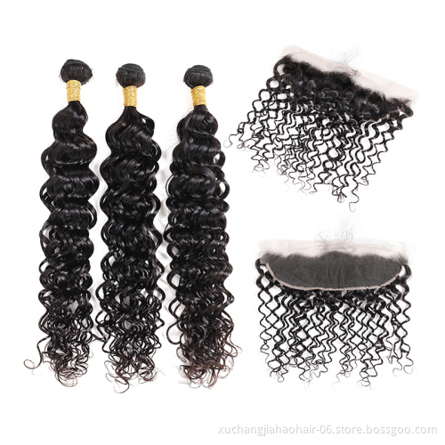 30 40 inch 100% virgin hair closure free sample , 4x4 middle part loose deep lace closures, cheap lace closure